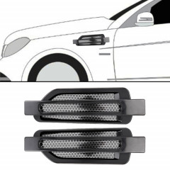 Autocollant décoratif aléatoire pour voiture, style 2 PCS (noir)