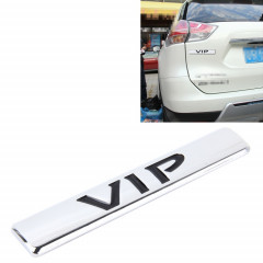 Autocollants VIP Auto VIP Autocollants de voiture autocollants 3D autocollants de voiture logo VIP mode en métal, taille: 9.5 * 1.5cm (Argent)