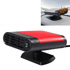 Chauffage de voiture Ventilateur de refroidissement à chaud Pare-brise Dégivreur DC 12V, Version de purification (Rouge)