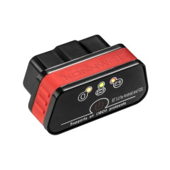 Konnwei KW901 Android Phone OBD2 Car Bluetooth 5.0 Scanal Tools (rouge)