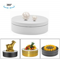12 cm 360 degrés tournant en platine de platine de platine électrique d'affichage électrique de prise de vue vidéo ProPs PlayTable, charge: 3kg (blanc)