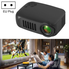A2000 1080P Mini projecteur portable intelligent pour enfants,  (noir)