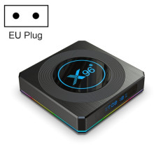 X96 X4 8K Smart TV Box Android 11,0 Media Player avec télécommande, AMLogic S905x4 ARM CORE CORTEX A55, RAM: 4GB, ROM: 32 Go, Bluetooth, Bluetooth, Fiche UE