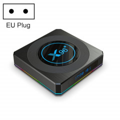 X96 X4 8K Smart TV Box Android 11,0 Media Player avec télécommande, AMLogic S905x4 quad core ARM Cortex A55, RAM: 4 Go, ROM: 64 Go, Support 1000m, Dual Band Wifi, Bluetooth, Fiche UE