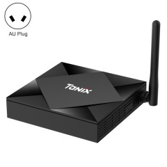 TANIX TX6s 4K Smart TV BOX Android 10 Lecteur multimédia avec télécommande, Quad Core Allwinner H616, RAM : 4 Go, ROM : 64 Go, WiFi 2,4 GHz/5 GHz, Bluetooth, prise AU