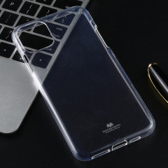 MERCURY GOOSPERY JELLY Coque TPU anti-choc et anti-rayures pour iPhone 11 Pro Max (Transparent)