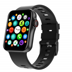 D06 1,6 pouces IPS écran couleur IP67 montre intelligente étanche, prise en charge de la surveillance du sport / surveillance du sommeil / surveillance de la fréquence cardiaque (noir)