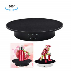 20cm USB Triffilt Turntable Triffilt Tableau de tournage vidéo Projections de tournage de tournage de plateau tournant pour la photographie, Charge: 8kg (Velvet noir de base noire)