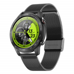 MX5 1,3 pouce IPS Screen IP68 Imperméable Smart Watch, Support Bluetooth Call / Surveillance de la fréquence cardiaque / Surveillance du sommeil, Style: Sangle d'acier (noir)