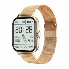 GT20 1.69 pouces TFT Screen Smart Watch Smart Smart, Contrôle de la musique Support / Bluetooth Appel / Surveillance de la fréquence cardiaque / Surveillance de la pression artérielle, Style: Sangle d'acier (or)