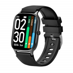 F37 1,69 pouce TFT Screen IP67 Wather Watch Smart Watch, Support Suivi de la température corporelle / Surveillance de la fréquence cardiaque / Surveillance de la pression artérielle (Noir)