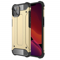 Étui de combinaison Magic Armor TPU + PC pour iPhone 13 (or)