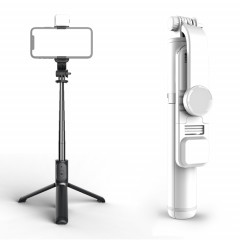 Support de téléphone mobile Bluetooth Selfie Bluetooth Selfie Bluetooth (Blanc)