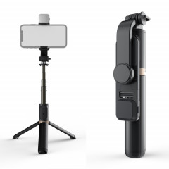 Q03S Remplir le support de téléphonie mobile Bluetooth Selfie de Bluetooth (Noir)