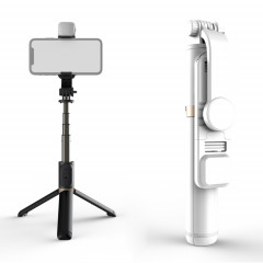 Q03S Remplir le support de téléphone mobile Bluetooth Selfie Bluetooth Selfie Bluetooth (Blanc)