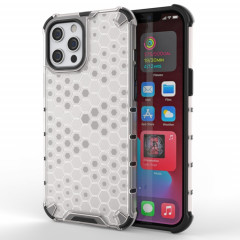 Étui de protection PC + TPU anti-nid d'abeille anti-choqué pour iPhone 13 (blanc)