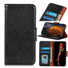 Texture Nappa Horizontal Flip Cuir Coffret avec porte-cartes et portefeuille pour iPhone 13 (noir)