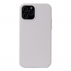 Couleur de protection anti-choc liquide de couleur solide pour iPhone 13 (blanc)