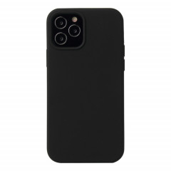 Couleur en silicone liquide de couleur unie pour iPhone 13 (noir)