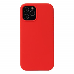 Cas de protection antichoc couleur liquide de couleur solide pour iPhone 13 (rouge)