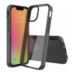 Étui de protection en acrylique TPU + acrylique anti-gra-choc pour iPhone 13 Mini (Noir)