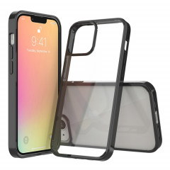 Étui de protection acrylique TPU + acrylique anti-gratter pour iPhone 13 (Noir)