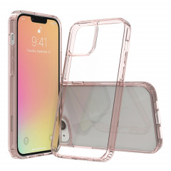 Étui de protection en acrylique TPU + acrylique aux chocs antichoc pour iPhone 13 (rose)