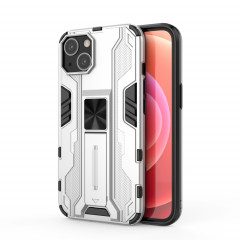 Étui protecteur Supersonic PC + TPU avec support pour iPhone 13 (argent)