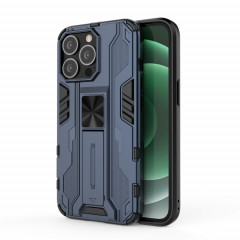 Cas protecteur PC + TPU Supersonic PC + TPU avec support pour iPhone 13 Pro (Bleu)