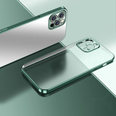 Etui de protection TPU ultra-mince de l'électroplastie Sulada pour iPhone 13 Pro (Vert)