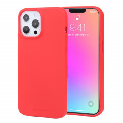 Coque souple liquide TPU Soft Soft TPU pour iPhone 13 Pro (rouge)