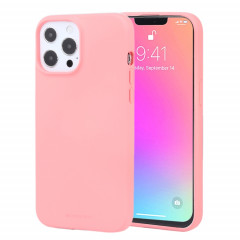 Coque souple anti-choc liquide TPU pour iPhone 13 Pro (rose)