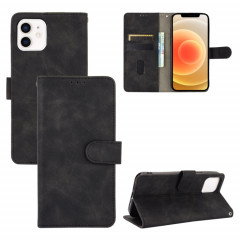 Couleur unie Skin Senteuse Boucle magnétique Horizontale Flip Valf Texture PU Coque en cuir avec support & Card Slots & Portefeuille pour iPhone 13 PRO (Noir)