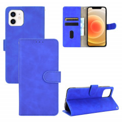 Couleur solide SHOKLE SELECTE Boucle magnétique Horizontal Flip Valf Texture PU Coque en Cuir avec support & Card Slots & Portefeuille pour iPhone 13 Pro (Bleu)