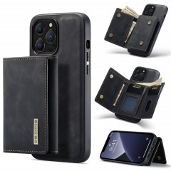 DG.ming M1 Série 3-Fold Multi Card Portefeuille + Boître antichoc magnétique avec fonction de support pour iPhone 13 Pro (Noir)