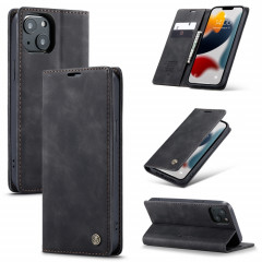 Caseme-013 Étui en cuir horizontal horizontal givré multifonctionnel avec fente et portefeuille et portefeuille pour iPhone 13 (noir)