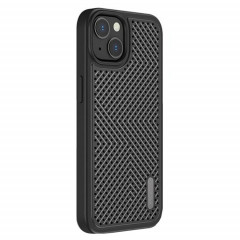 Étui TPU ultra-mince de dissipation de graphène de roche pour iPhone 13 Pro (Noir)