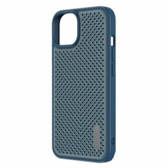 Coque TPU ultra-mince de dissipation de graphène de roche pour iPhone 13 Pro (Bleu)