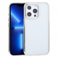 Etui de protection TPU à électroplastie ultra-mince pour iPhone 13 Pro (argent)