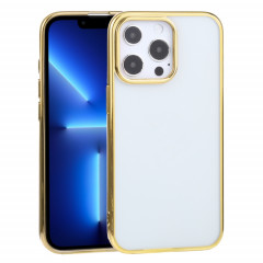 Étui de protection TPU de galvanoplastie ultra-mince pour iPhone 13 Pro (Gold)