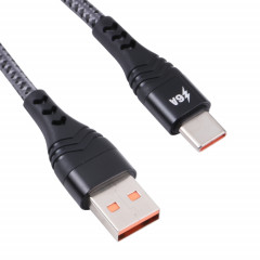 ADC-005 6A USB vers USB-C / TYPE-C TEAVER Câble de données de charge rapide, longueur: 1m (noir)
