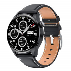 M103 1.35 pouces IPS Color Screen Smart Watch Smart Watch, Support Surveillance du sommeil / Surveillance de la fréquence cardiaque / Appel Bluetooth / Playback, Style: Bracelet en cuir (Noir)