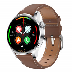 M103 1.35 pouces IPS Color Screen Smart Watch Smart Smart, Support Surveillance du sommeil / Surveillance de la fréquence cardiaque / Appel Bluetooth / Musique Lecture, Style: Bracelet en cuir (brun)