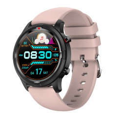 Tw26 1,28 pouce IPS Touch Screen Smart Watch Smart Watch, Support Surveillance du sommeil / Surveillance de la fréquence cardiaque / Mode Dual Call / Sang Oxygen Surveillance, Style: Bracelet en silicone (or rose)