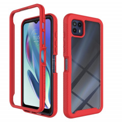 Pour Motorola Moto G50 5G Starry Sky School Color Série PC + TPU Téléphone (rouge)