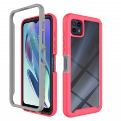Pour Motorola Moto G50 5G Starry Sky Série Solid Color Série PC + TPU Coque Téléphone (Rose Rose)