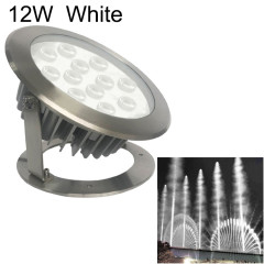12W Square Park Landscape LED Lumière de piscine sous-marine (lumière blanche)