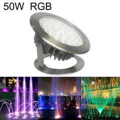 Lumière de piscine sous-marine LED de paysage de parc carré de 50W (RVB)