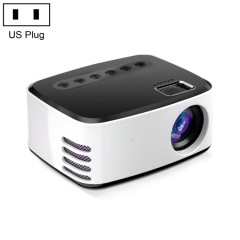 T20 320x240 400 Lumens Portable Home Home Theater Led HD Digital Projecteur, la même version écran, Fiche US (Blanc Blanc)