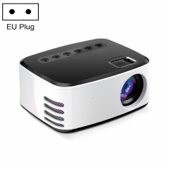 T20 320x240 400 Lumens Portable Home Theater Led HD Digital Projecteur, Même écran, Bouchon EU (Blanc Blanc)
